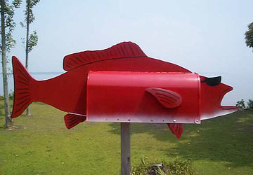 Red Grouper Mailbox